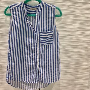 Asymmetrical Boho Striped Shirt